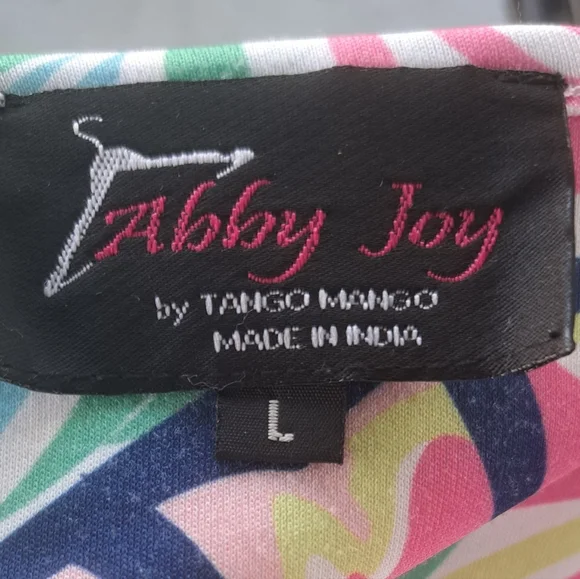 Abby Joy By Mango Tango Floral Burst Short Sleeve Mini Dress - Picture 7 of 8